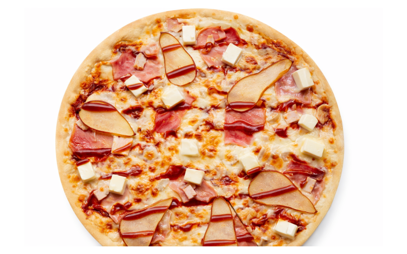 Пицца «Груша-барбекю»