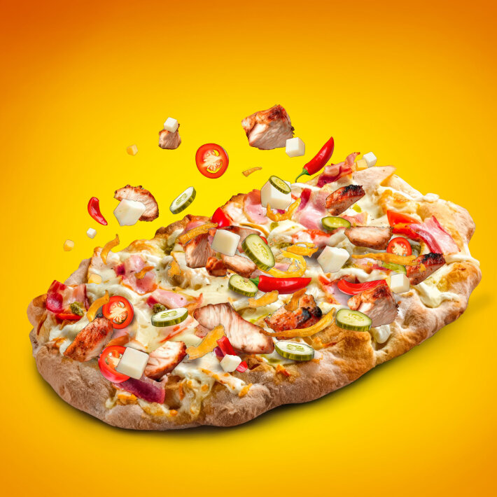 Пицца римская Цыпленок Карри