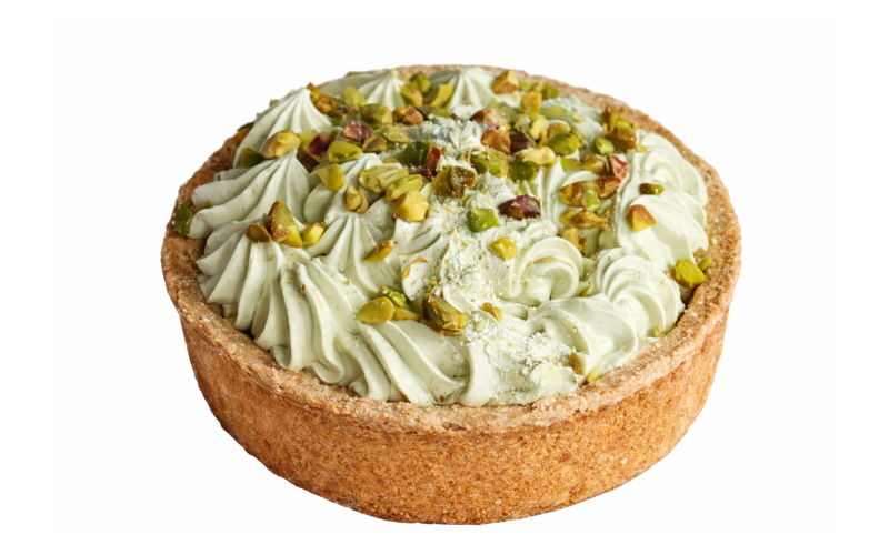 Тарт «Фисташковый с малиной»