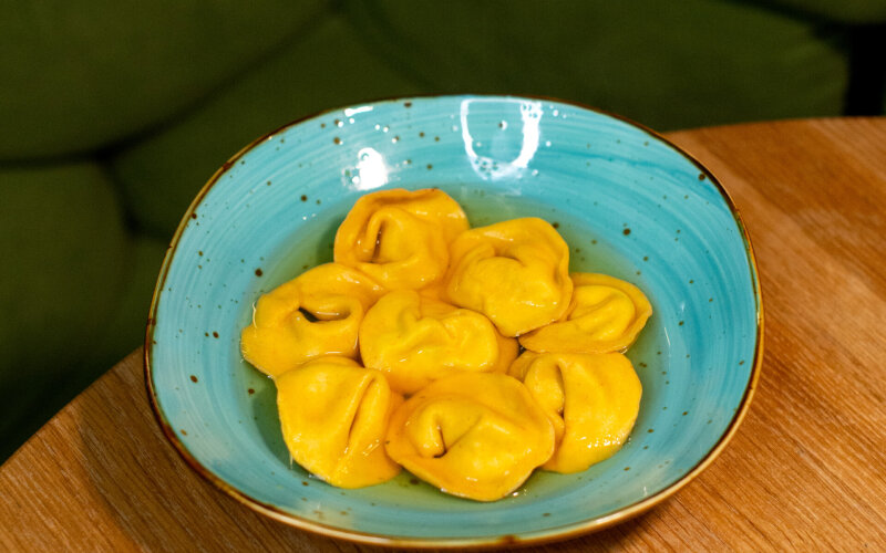 Пельмени с креветками