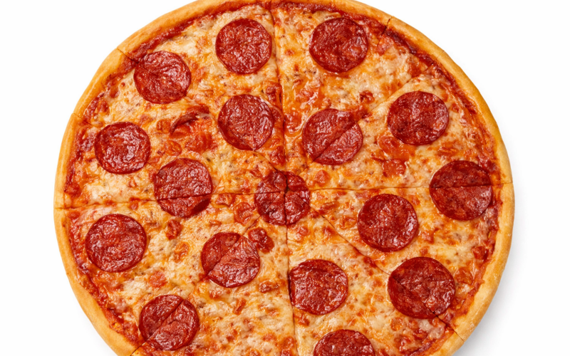 Пицца с салями