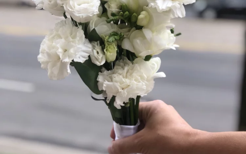 Свадебный букет 001