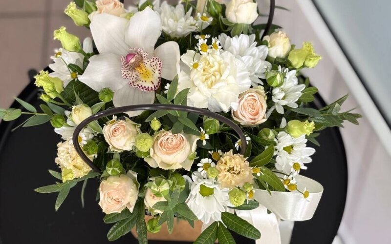 Композиция в сумочке сборная