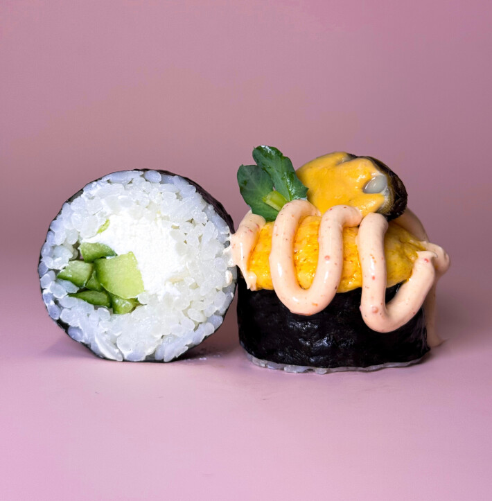 Запеченный ролл с мидией