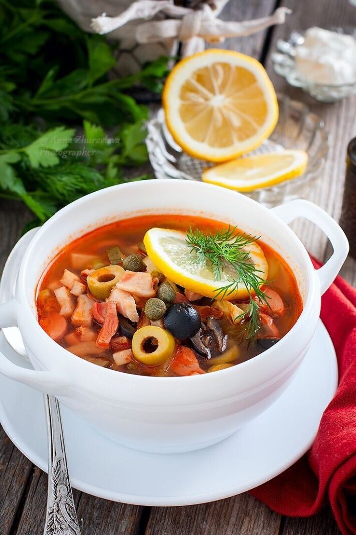 Солянка мясная «По-гродненски»