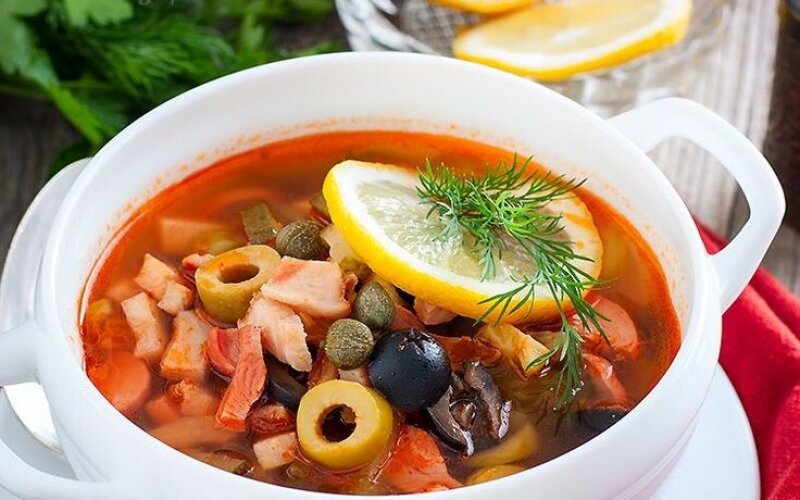 Солянка мясная «По-гродненски»