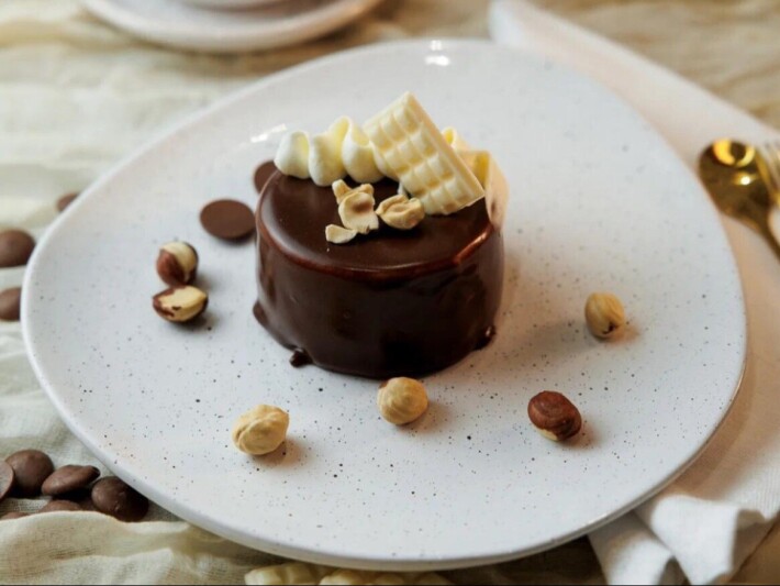 Десерт «Три шоколада»