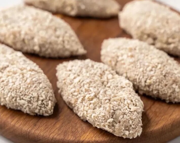 Котлета куриная с шампиньонами