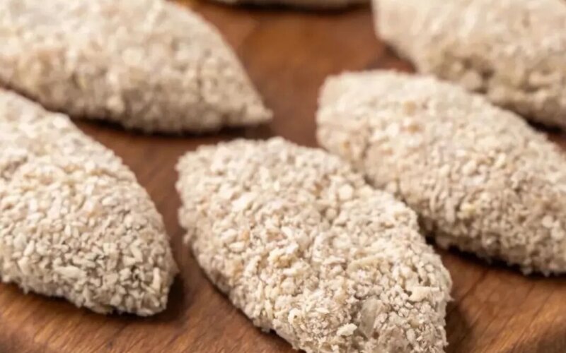 Котлета куриная с шампиньонами