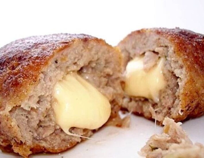 Котлета свиная с сыром