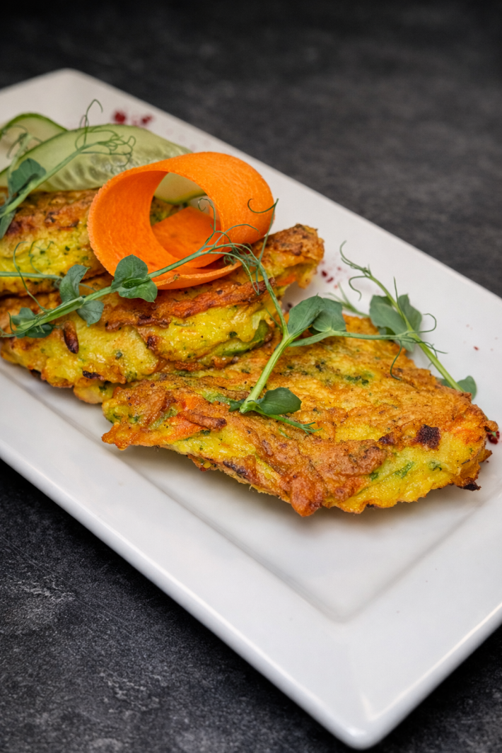 Оладьи овощные