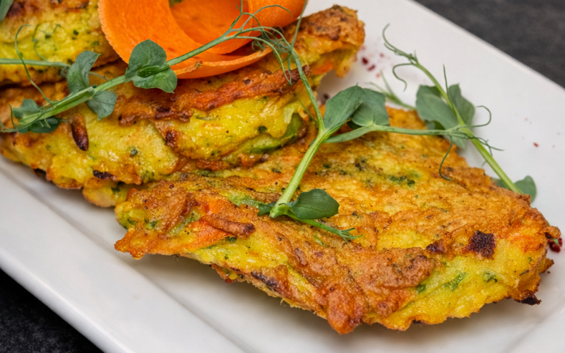 Оладьи овощные