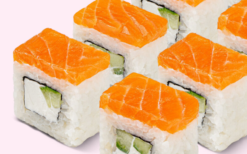 Филадельфия с лососем холодного копчения лайт