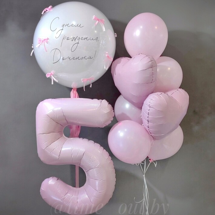 Сет нежно-розовый