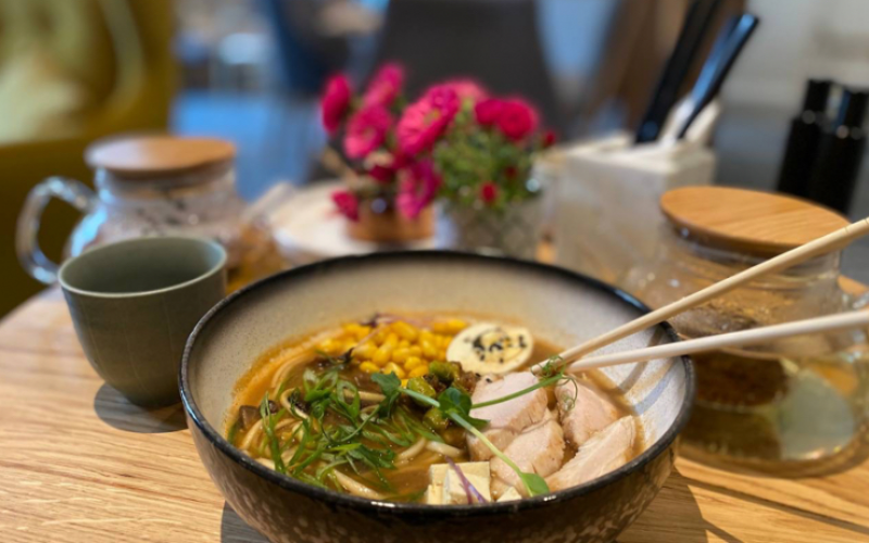 Рамен с цыплёнком