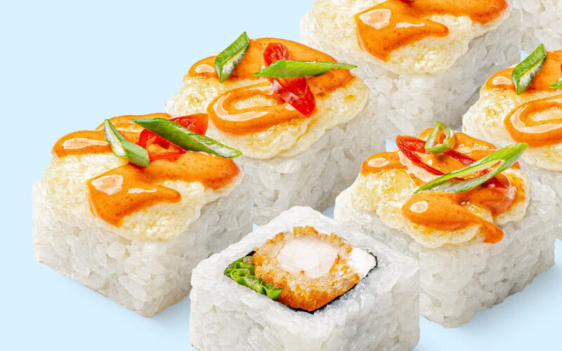 Запечённый эби спайс