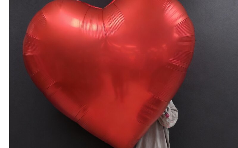 Шар сердце 191 см