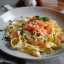 Паста с семгой