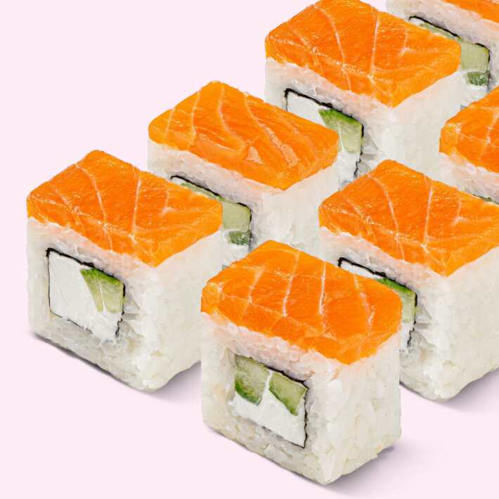 Филадельфия с лососем холодного копчения лайт