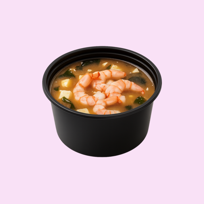 Мисо суп с креветкой и тофу