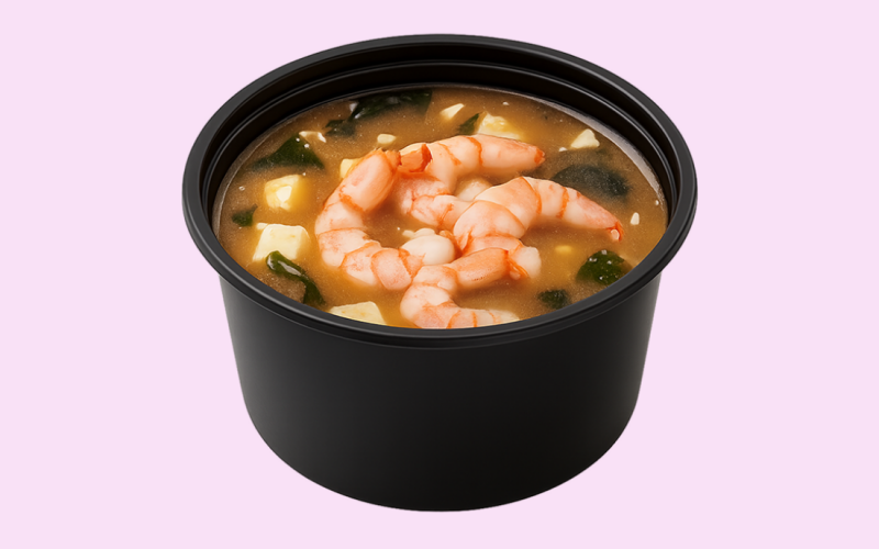 Мисо суп с креветкой и тофу