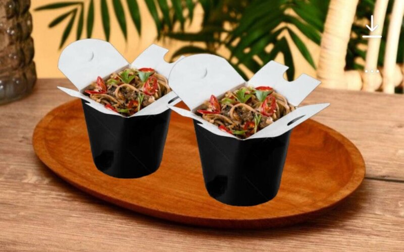 Вок с креветкой и кальмаром 2 шт.