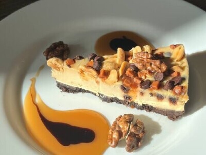 Десерт «Чизкейк арахис»