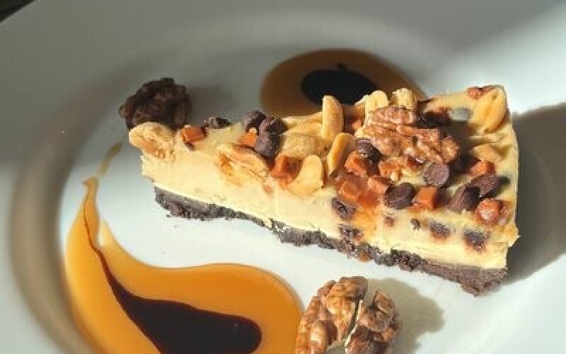 Десерт «Чизкейк арахис»