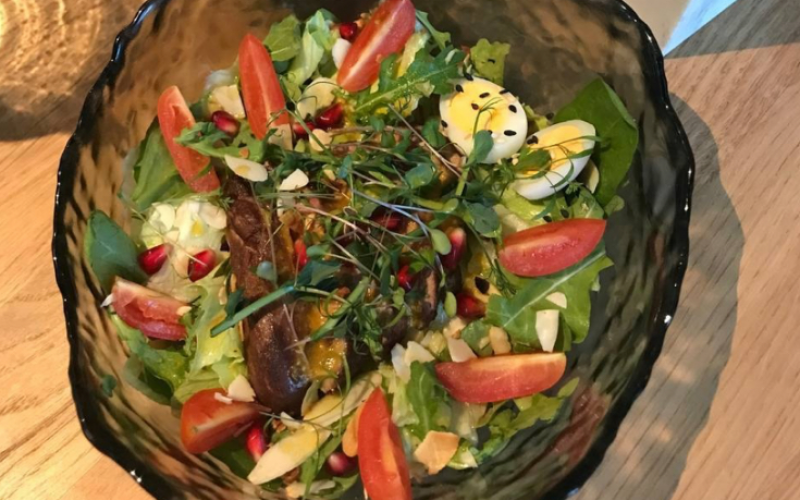 Зимний салат с уткой