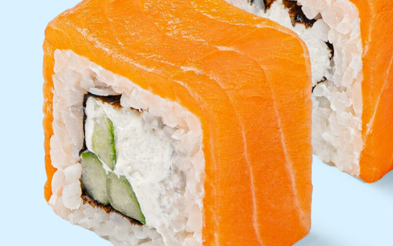 Филадельфия с лососем холодного копчения