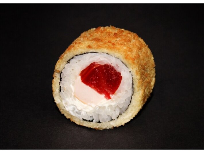 Темпура роллы с курицей и помидорами классический