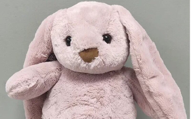 Розовый заяц