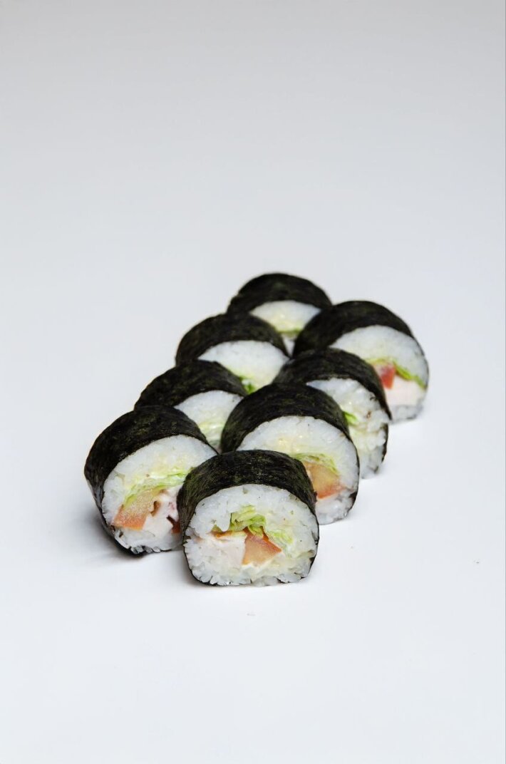 Ролл «Цезарь чикен»