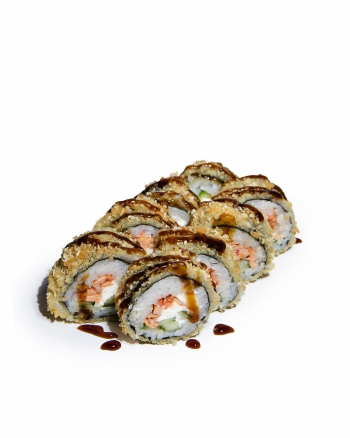 Темпура ролл «Лосось-Терияки»