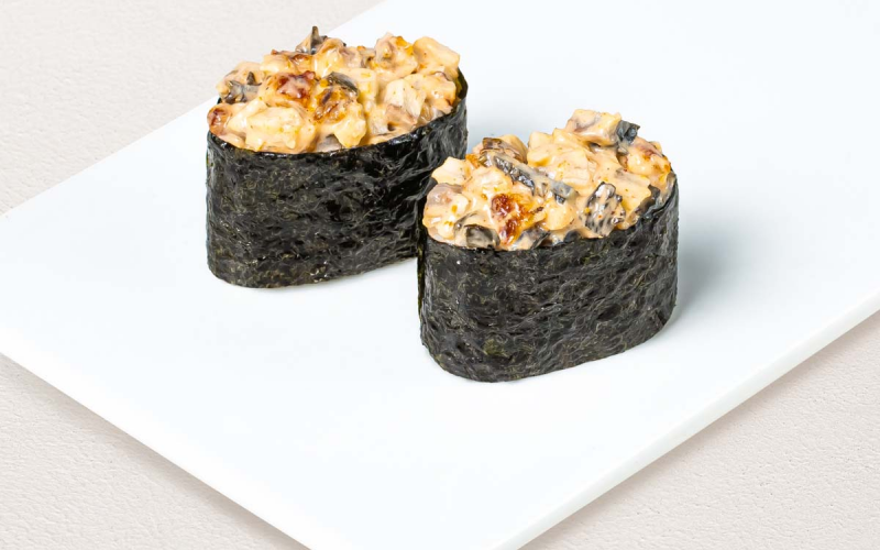 Запечённые суши  «Острый угорь»