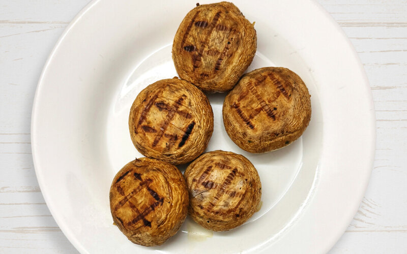 Шампиньоны гриль