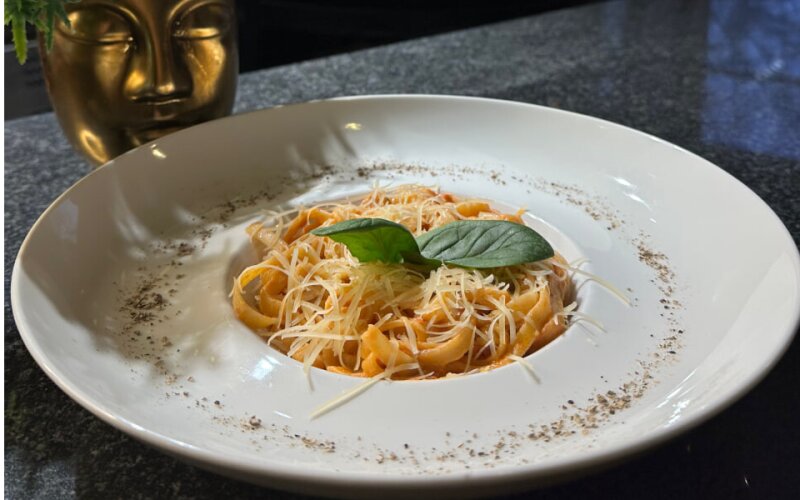 Паста с баклажаном