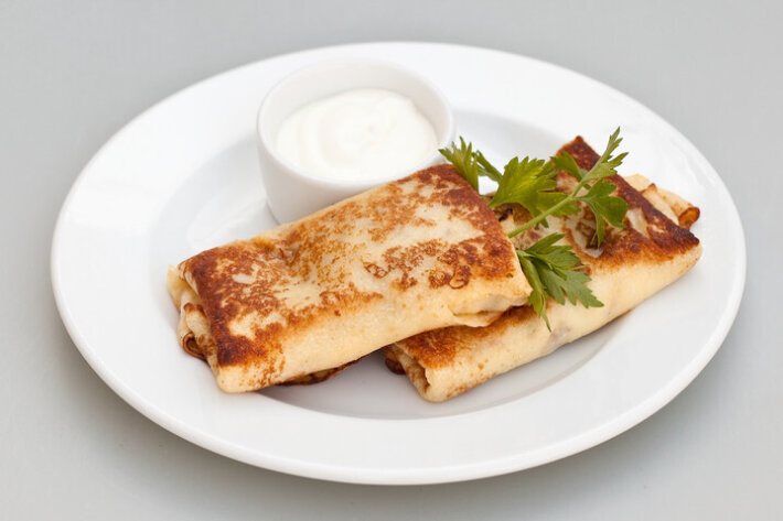 Блинчик со свининой