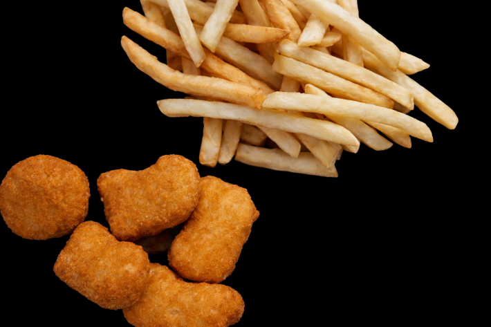 Наггетсы с картофелем фри