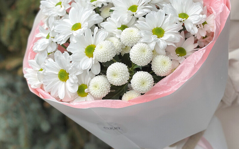 Букет «Хризантем микс»