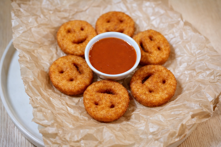 Картофельные смайлы