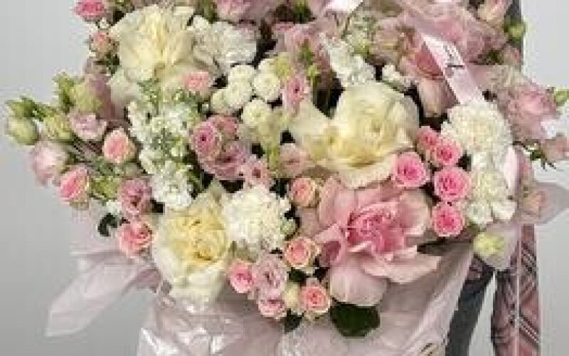 Корзина из роз