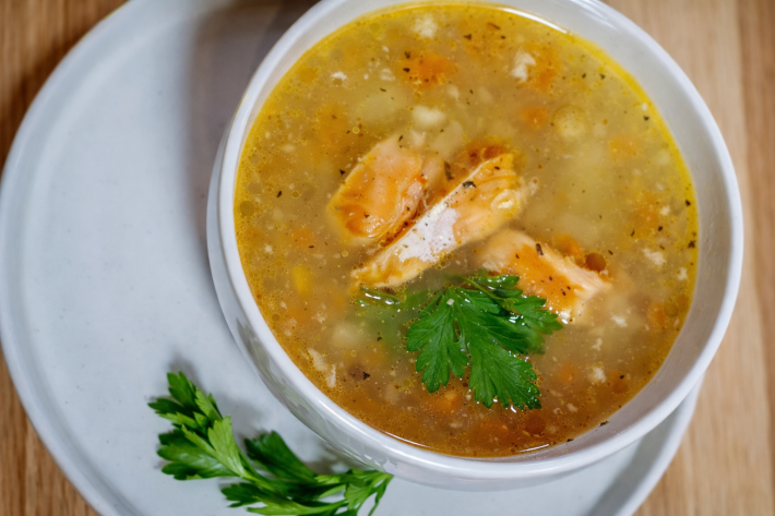 Суп «Рыбный» с форелью