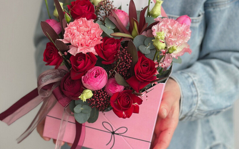 Конверт цветочный «Яркий»