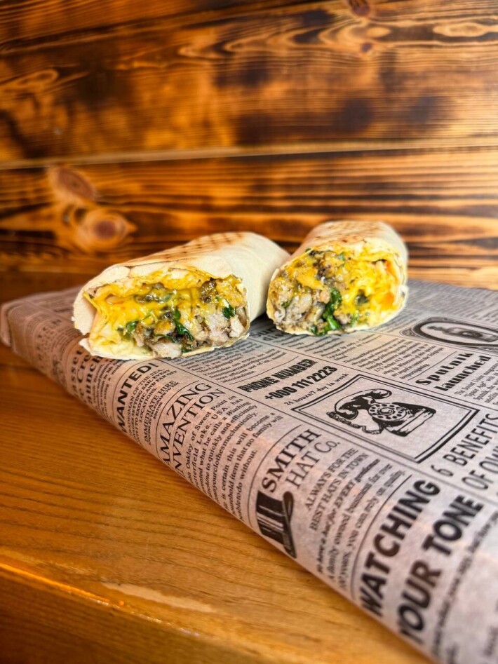 Шаурма «С колбаской по-деревенски»