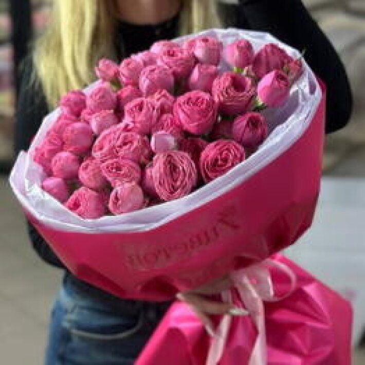 Букет «Жизель» из кустовых роз