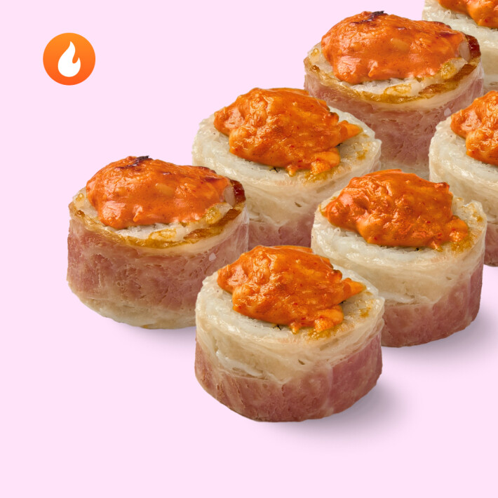 Запечённый с беконом
