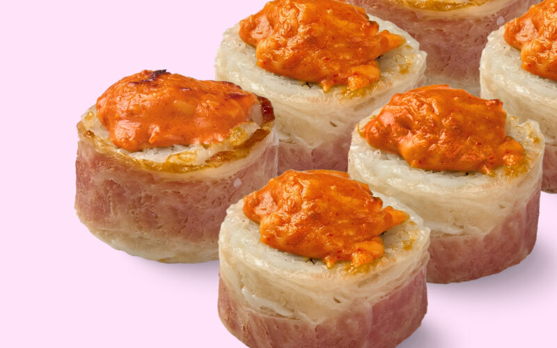 Запечённый с беконом