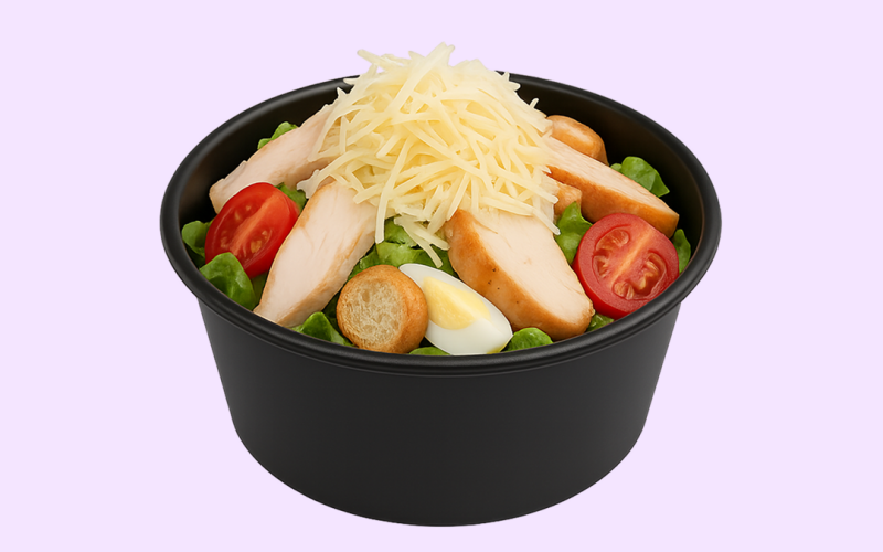 Салат Цезарь с курицей