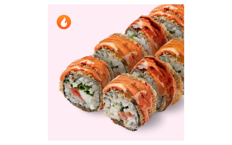 Горячий лосось